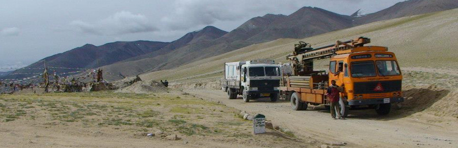 Drilling at Ladakh